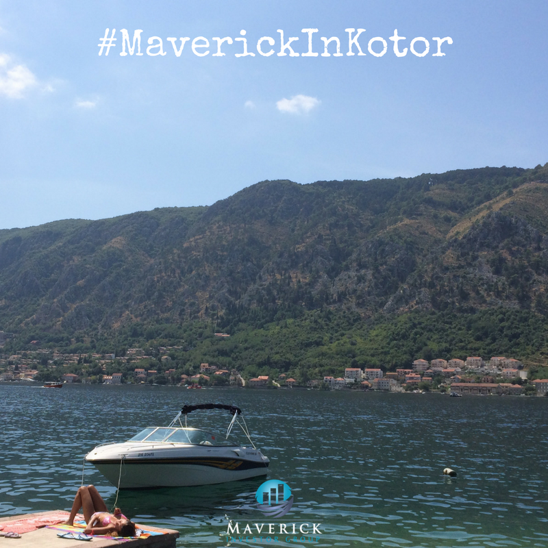 InvestMaverick's tweet photo. Today's #MondayOffice is in beautiful Kotor, Montenegro! 👌 The #MaverickLifestyle means getting to work from beautiful destinations! https://t.co/KEt8Re4sZ6