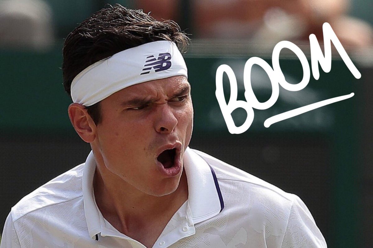 Milos_Hair's tweet photo. QF #wimbledon #teamMilos #SwearByTheHair 🌱 https://t.co/nM5dtBT3xX