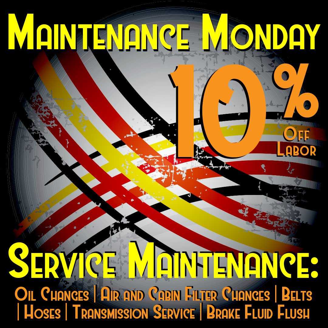 SunValleyImport's tweet image. #MaintenanceMonday We give 10% off of regular maintenance labor every Monday! Oil Changes, Air and Cabin filter changes