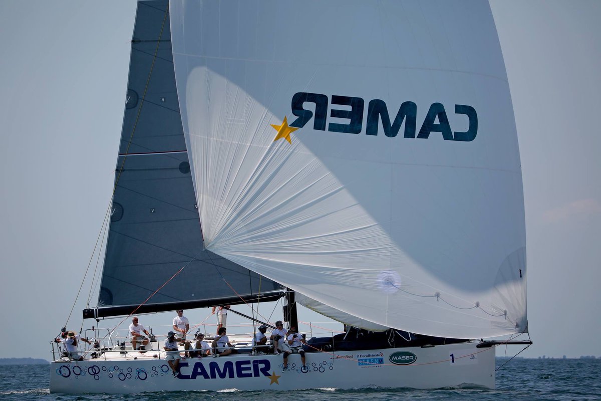 Searacer18's tweet photo. #OrcWorlds2017 in Corinthian A #Verve closes second behind the TP52 Zerocloud. Thanks to the owner and the crew for this amazing adventure https://t.co/Tr2vSKr0uq
