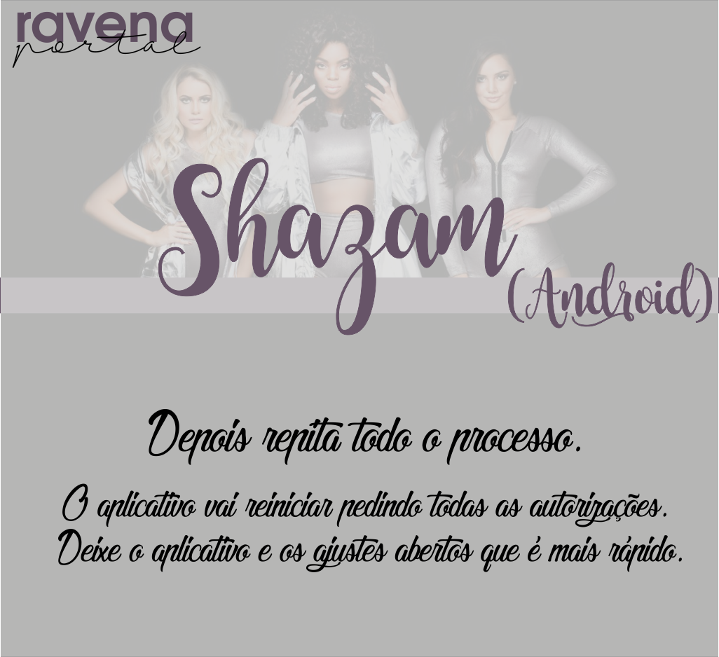 RavenaPortal's tweet photo. @ravena_oficial @laisbianchessi @jackie_ravena @SimRavena #SHAZAM | O Shazam se tornou uma importante ferramenta de divulgação, porém os ravenáticos tem usado-a bem pouco. https://t.co/sqfEEbd5mV
