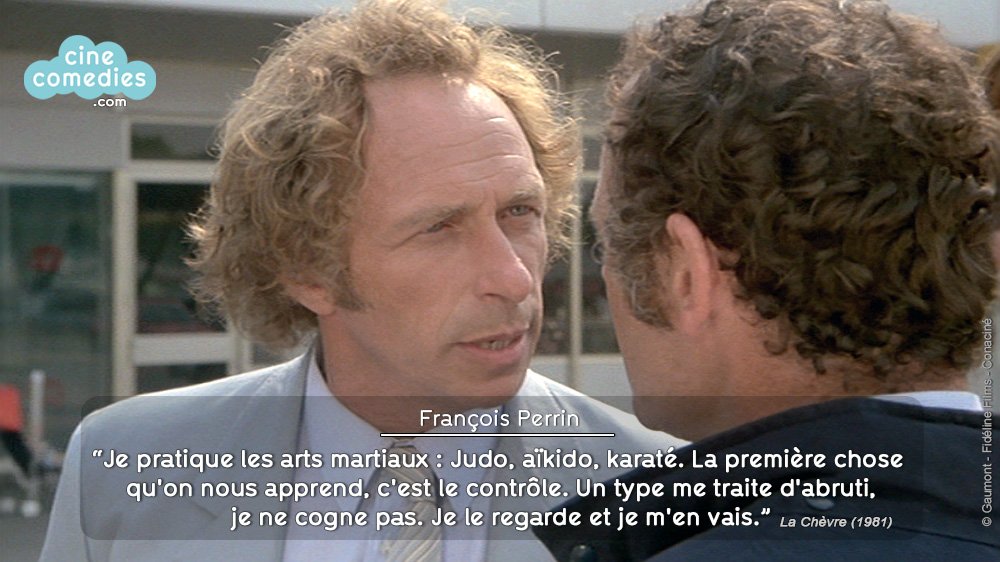 François Perrin dans #LaChèvre : « Je pratique les arts martiaux : Judo, aïkido, karaté… » #PierreRichard #répliqueculte #comédie