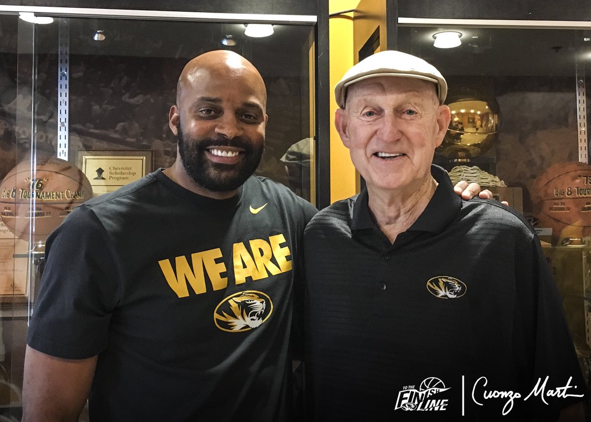 CuonzoMartin's tweet photo. Special visitor at #Mizzou Arena today. #Mizzou Legend -- Coach Norm Stewart.
Grateful to have the opportunity to visit with you, Coach! https://t.co/fLFrk83tya