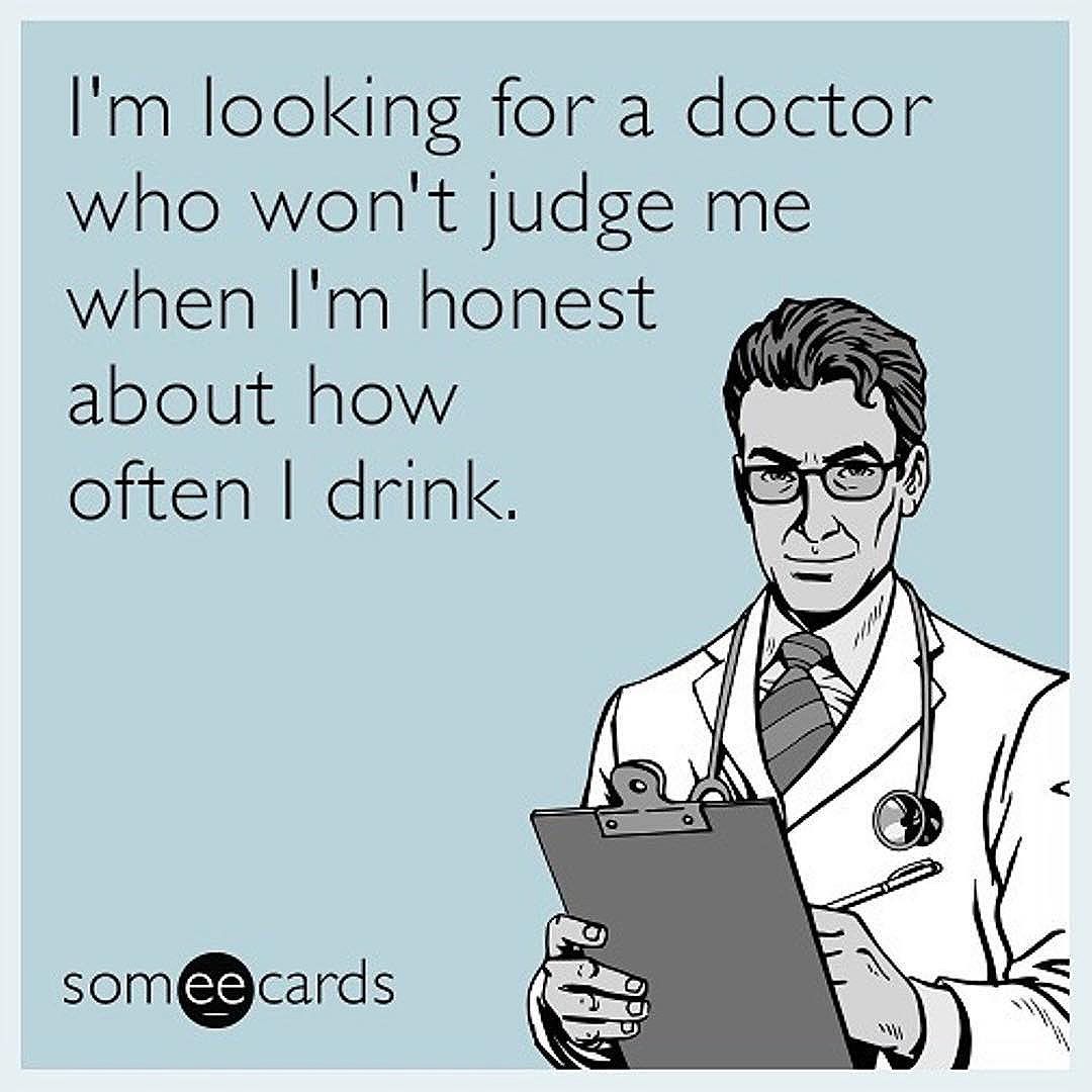 🍷🍷🍷🍷🍷
#drinking #honesty #doctor ( #📷 <a href="/someecards/">someecards</a> )