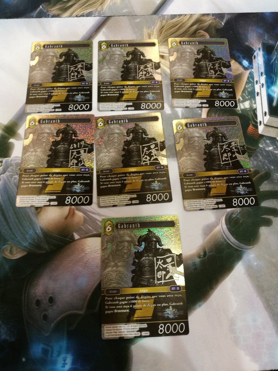 fftcgfr's tweet photo. #concoursFFTCGFRJPEX17 Gagnez la carte promo foil Gabranth signée par Kageyama-san: Follow us + Retweet ! Résultats le 23/07 à 12h @fftcgfr https://t.co/QIpZ9jroQa
