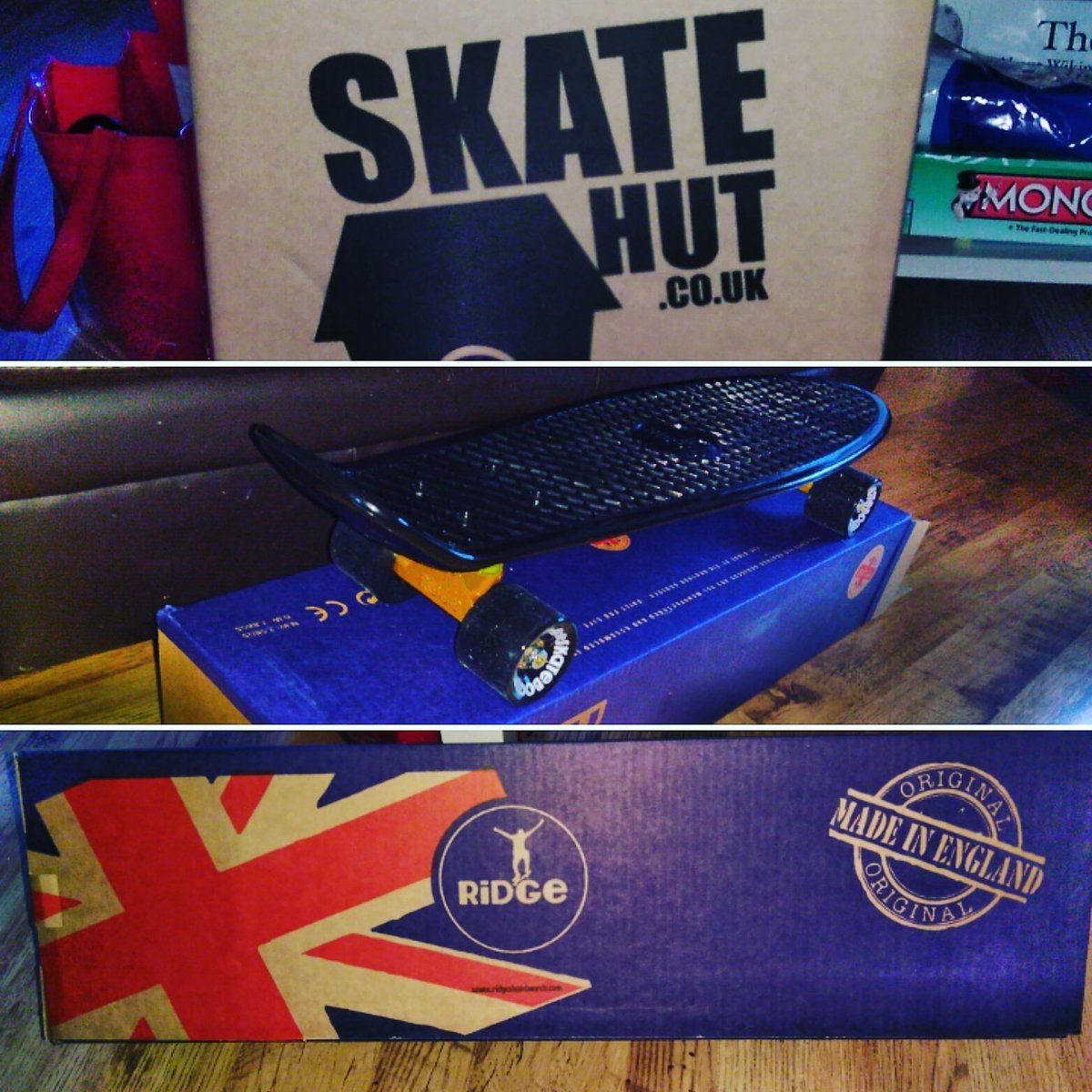 Mini-cruiser! 🤘 Thanks <a href="/SkateHut/">SkateHut</a>  <a href="/RiDGEskateboard/">Ridge Skateboards</a>