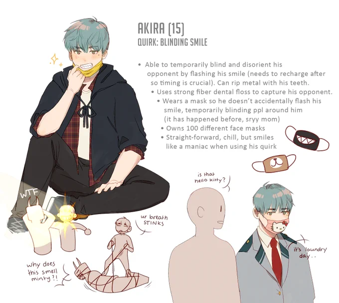 I WAS WEAK AND JUMPED ON THE BNHA OC BANDWAGON, honestly the only quirk i could think of ashkfjskl pls welcome my boy 