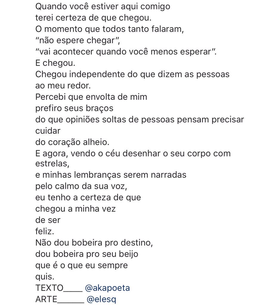 AKAPOETA on X: Amor bom é aquele que dá vontade de gritar pro