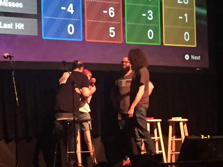 RedIsHereToStay's tweet photo. HELLYEAH
Pros to game grumps live in Tucson
1) wear dream daddy shirt
2) make team chant suck my nuts
3) win
4) hug the grumps https://t.co/DK9bY7Poc1
