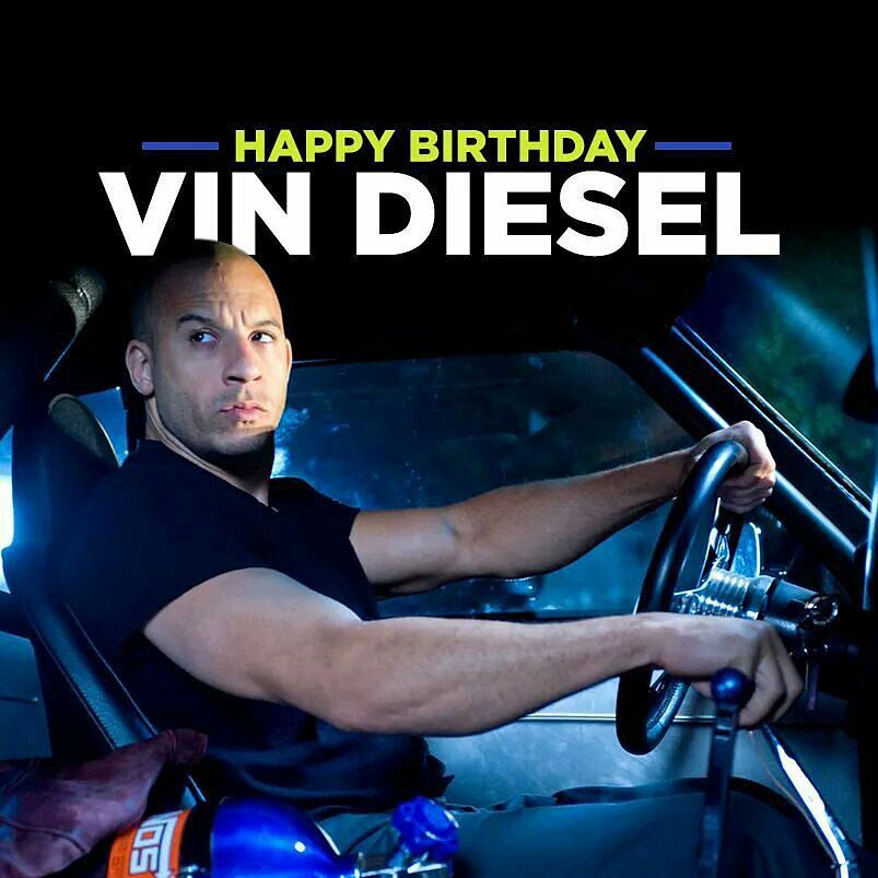 Happy 50th Birthday to Vin Diesel! 