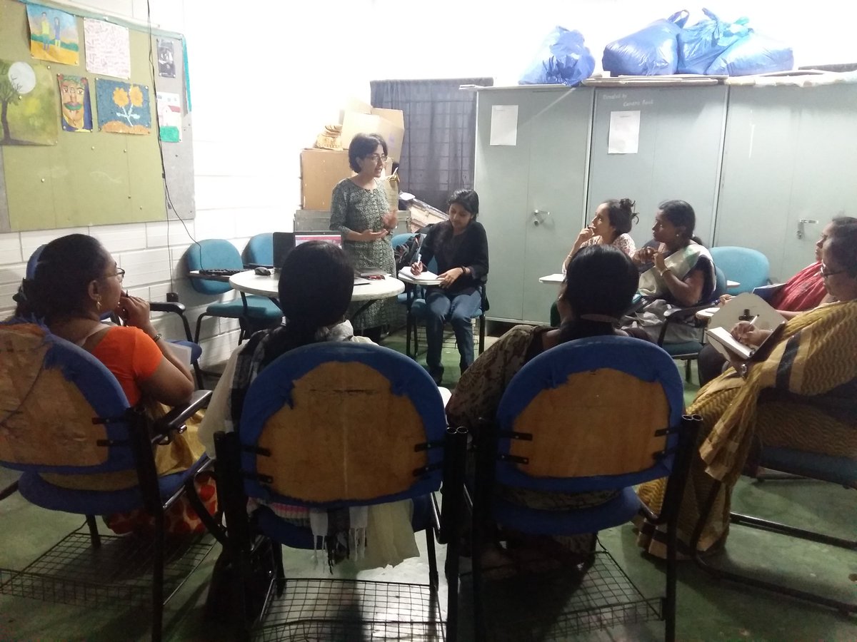 ShuklaBose's tweet photo. #Parikrma trains teachers to tell powerful stories in their classrooms. Beautiful indigenous stories with #Kitablet of #Tata Trusts. https://t.co/KaRQLDbAeT
