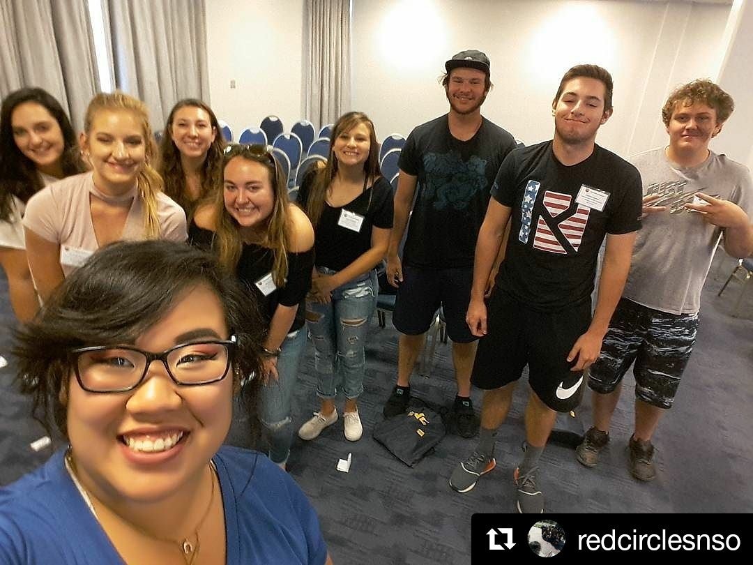 UNCBearsNSO's tweet photo. #Repost
#OLGroupSelfie
・・・
Had some awesome conversations and hopefully everyone had a good time. #UNCbears #UNCOrientation #gobears https://t.co/iJ2MAFP2rR