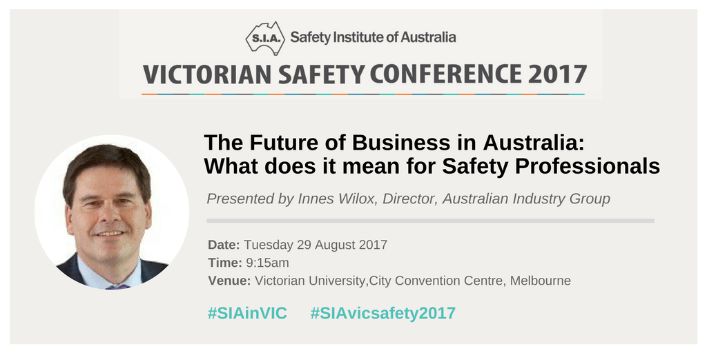 AIHS_OHS's tweet photo. Hear about ‘The Future of Business in Australia – What does it mean for Safety Professionals?’ Register now: https://t.co/kiFkzOtGTc https://t.co/KssKXJSUEf