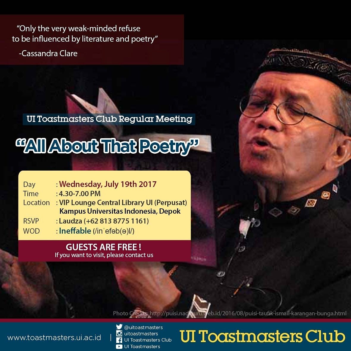 Fascinated with the verse in poetry? Let's join our meeting and find your favorite verse