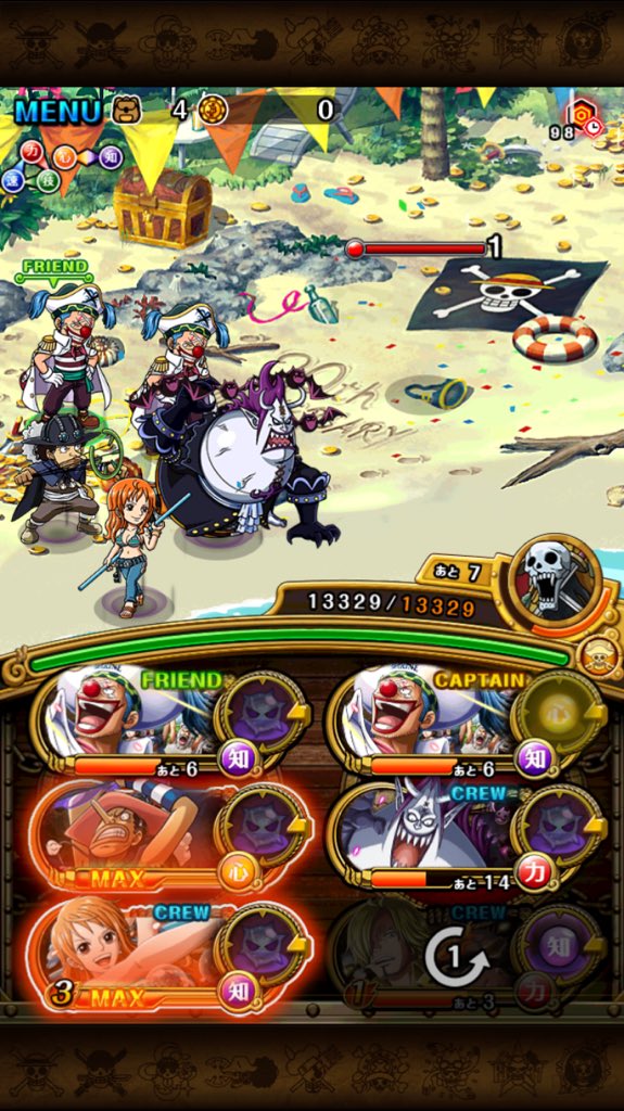 One Piece トレジャークルーズ キャンペーン情報 7 18 12 00よりボニー ヴァイオレットが登場する ドキッ 夏の娘パラダイス2 が 消費スタミナ半分で復刻開催されるぞ この機会に同キャラの能力解放を進めよう T Co D1lzyauiev