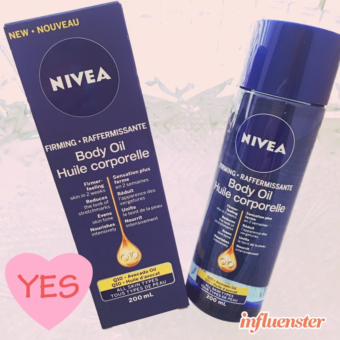 jessicac90's tweet photo. Love how fast this absorbs and leaves my skin silky smooth! @InfluensterCA @NIVEAcanada #Q10BodyOil #contest (received free for testing) https://t.co/436khYslrj