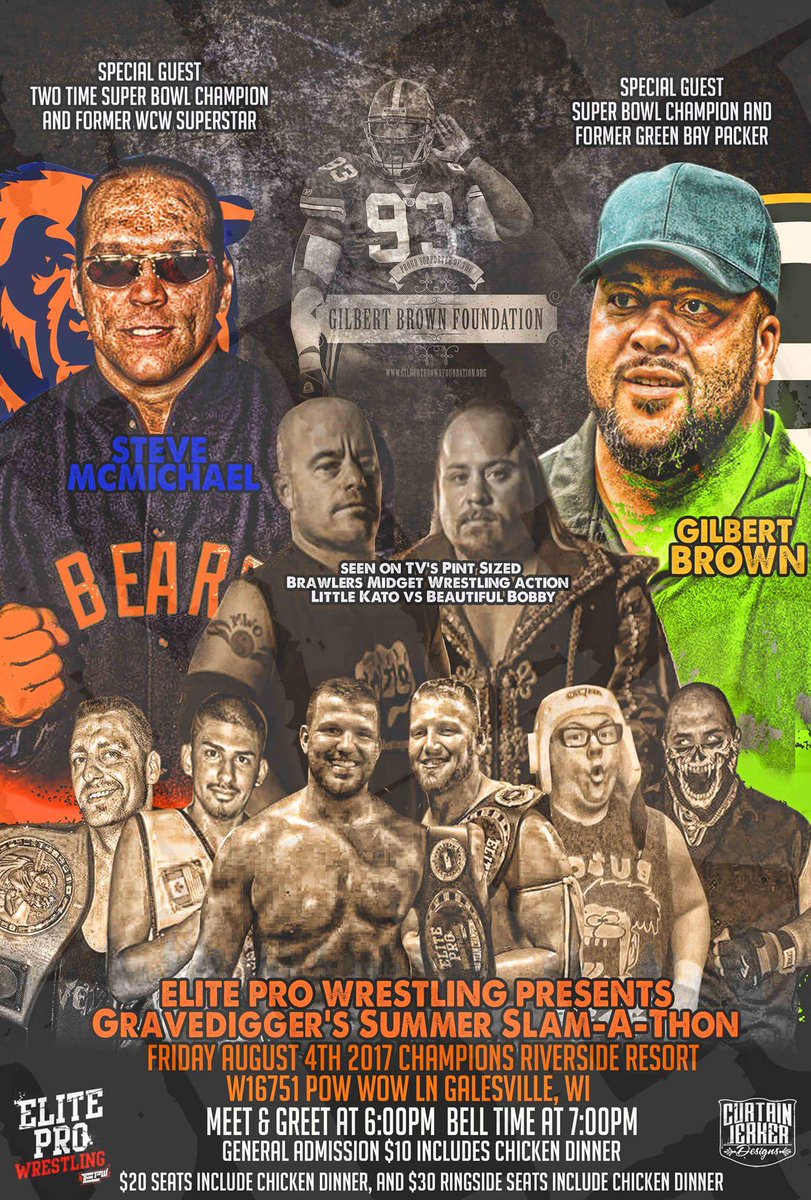 WRESTLING_EPW's tweet image. Friday night August 4th at Champions Riverside Resort in Galesville, WI!