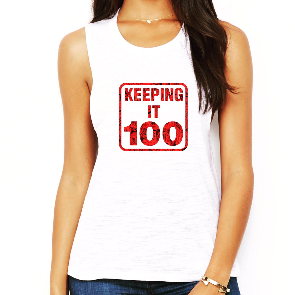 One for our girl Rachel. 
#keepingit💯 muscle tank on chillandserve.com #TheBachelorette #teamrachel <a href="/bacheloretteFTW/">Becca</a>