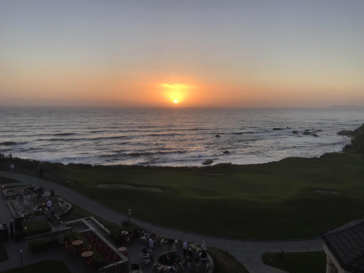 mcassady's tweet photo. I could get used to this... view from our balcony. 

#25thweddinganniversary #anniverary #RitzCarltonHalfMoonBay https://t.co/JqpUyA8b0f