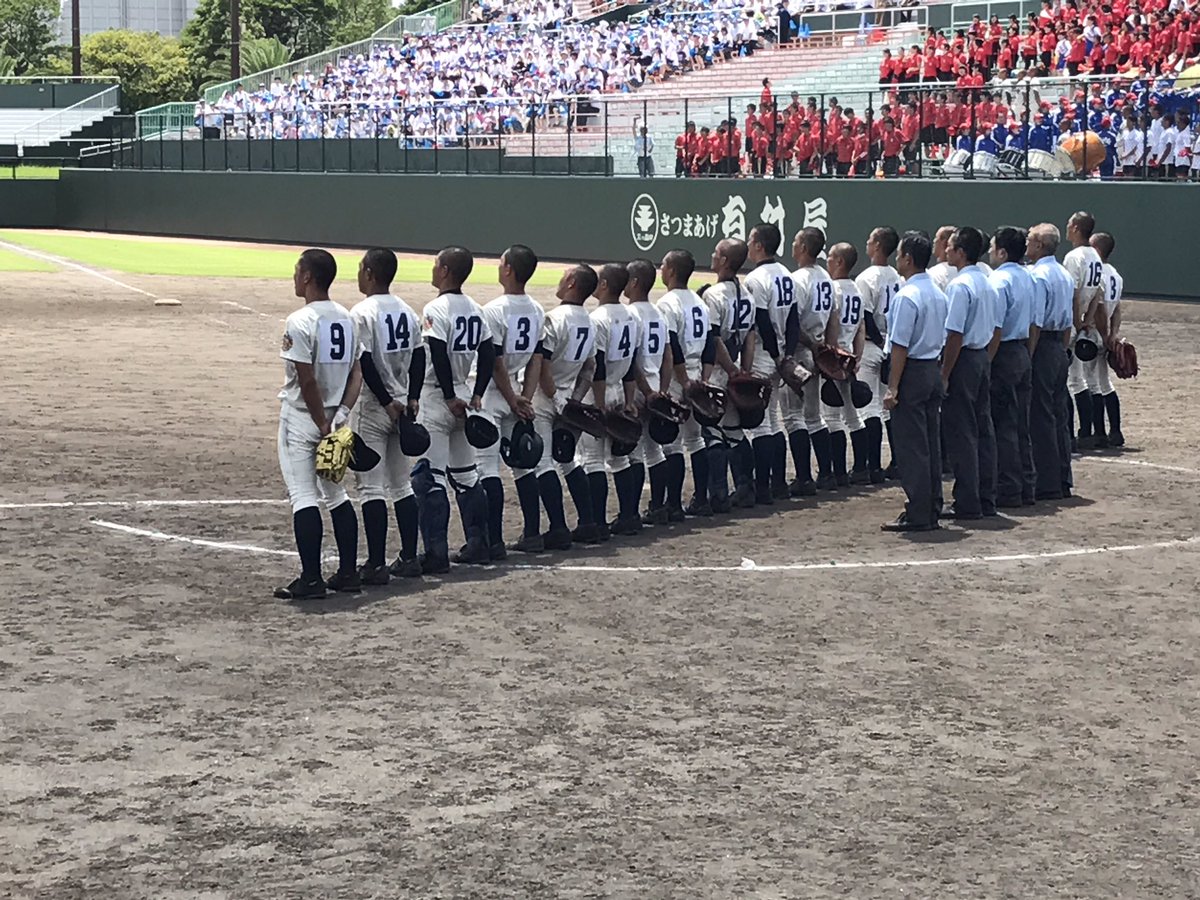 kagosimayakyuu1's tweet photo. 県立球場

準決勝

第一試合目

樟南４－５神村学園 https://t.co/LvsairHFl4