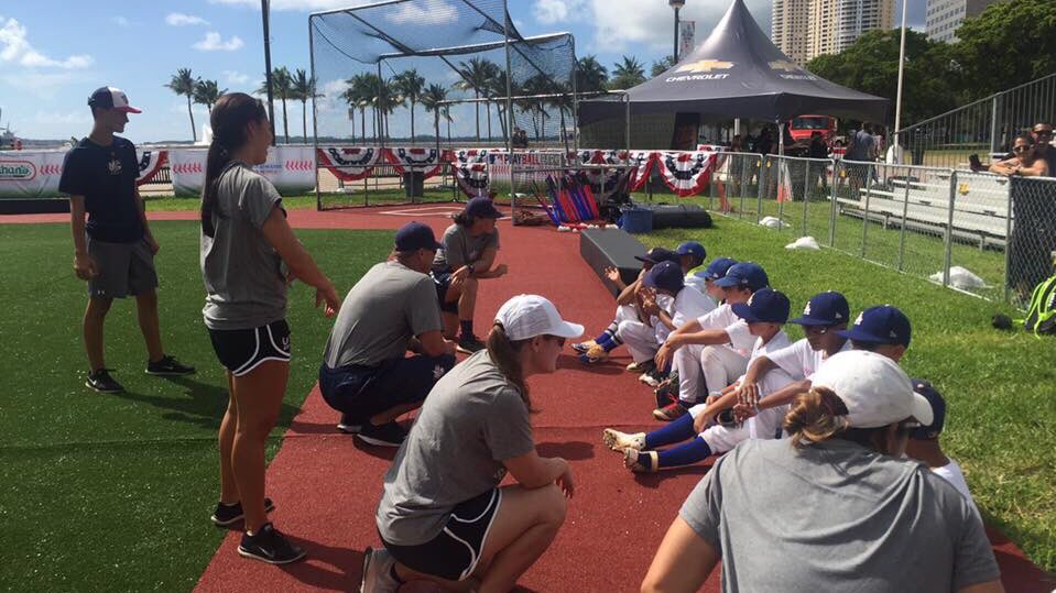 USASoftball's tweet image. Nothing is better than days spent out at the ballpark. #PlayBall #ASG @MLB