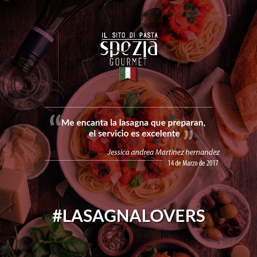 #LASAGNALOVERS nuestros mejores sabores son para ustedes. Gracias por preferirnos. Benvenuto #ILSITODIPASTA