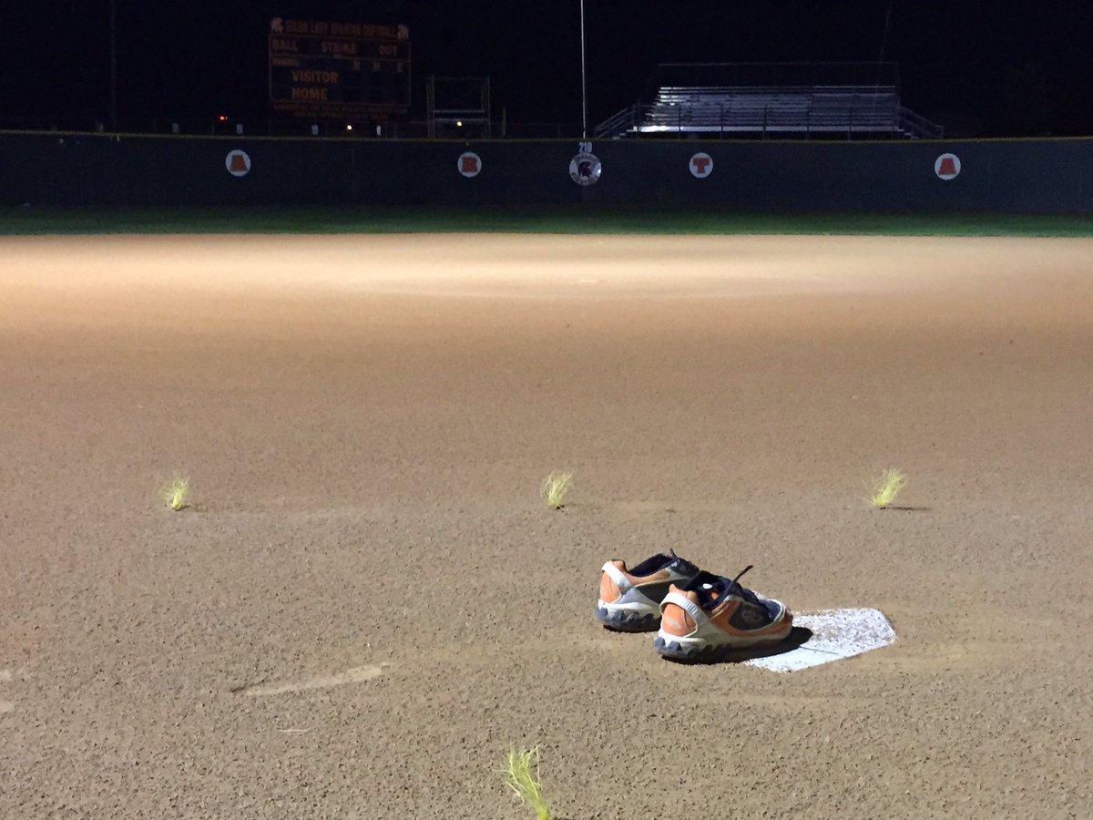 Jim White just left his cleats at home plate. #iahssb