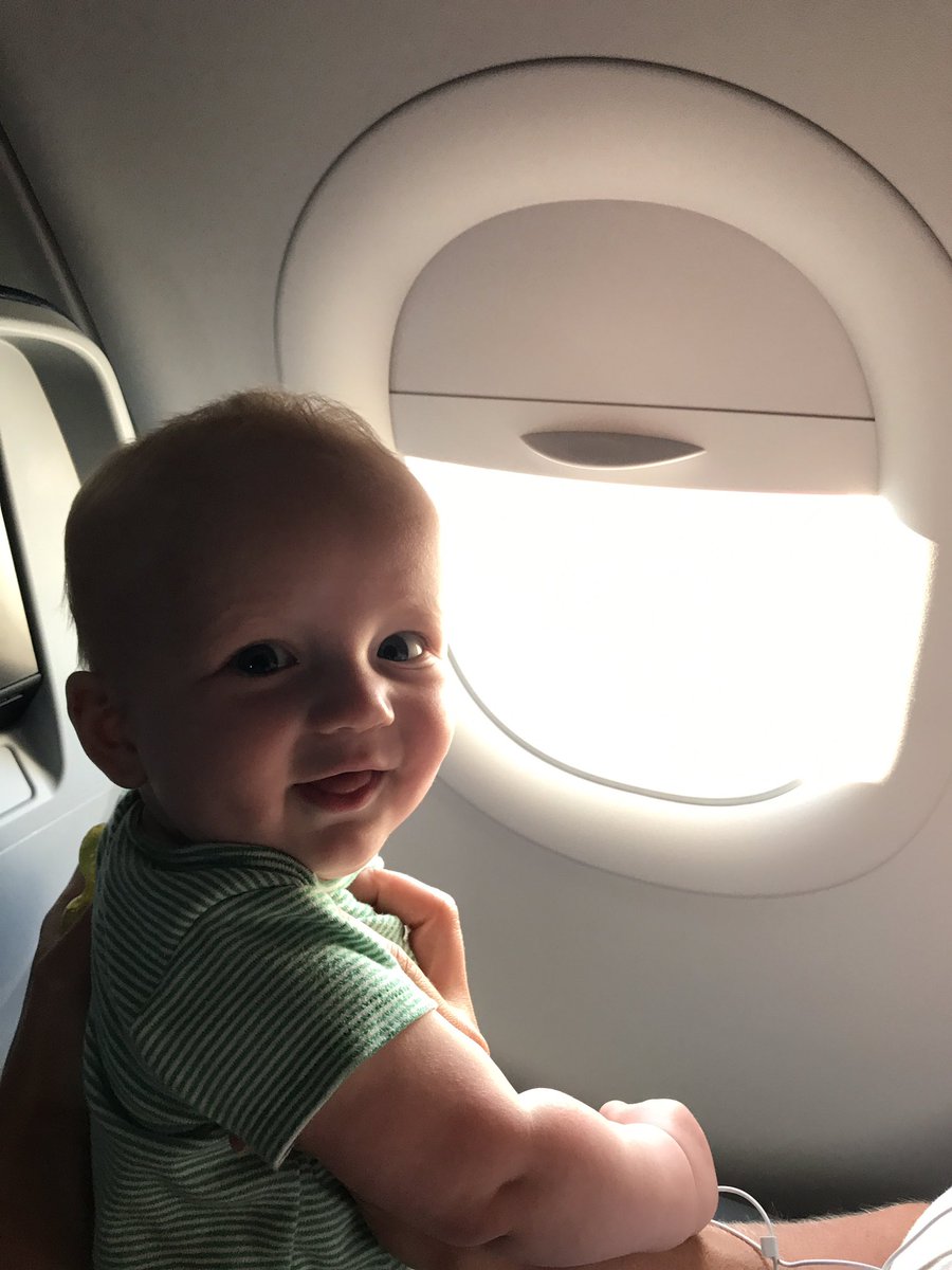 Hard to believe this little dude is 7 months old today! Already on his 6th flight