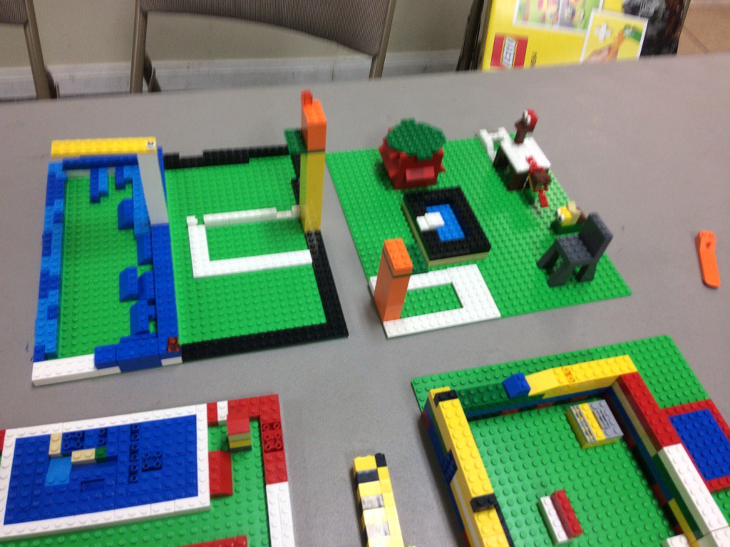 YCI2014's tweet photo. @DrJinCA @COPraiseIM  harvest Academy learning center.Week 1
Backyard creativity with Legos https://t.co/u61s3wQdpF