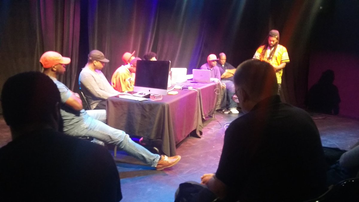 JO2Jeff's tweet photo. "You're not really contributing unless you're bringing somebody up" Beat competition at @AnacostiaArts #HHTF2017 @HiARTSnyc https://t.co/UAnvndWDiA