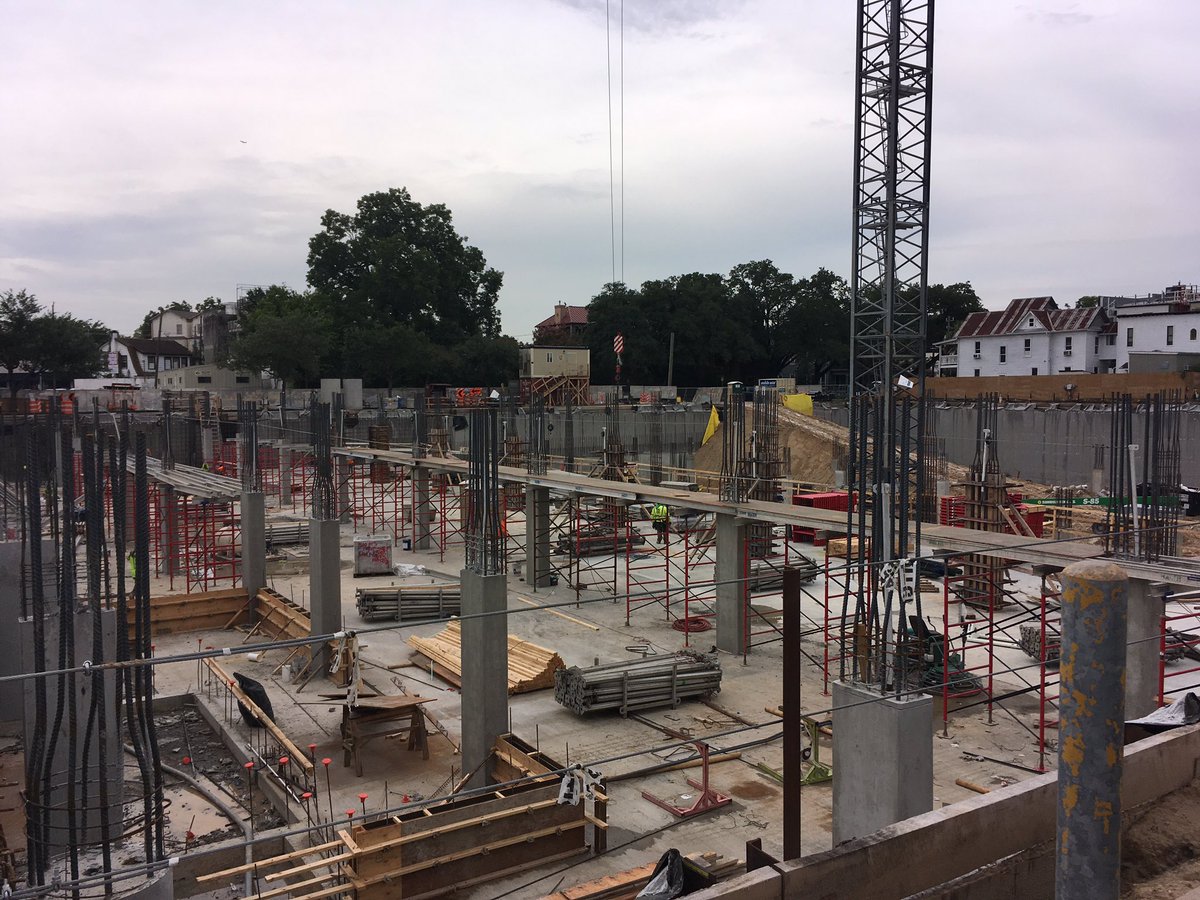 cmoney_htx's tweet photo. The floor plates/columns of the @ZieglerCooper designed @WholeFoods in @midtownHOU slowly creeping up to grade. #HtxRenaissance #Houston https://t.co/edZhJ8HPbt