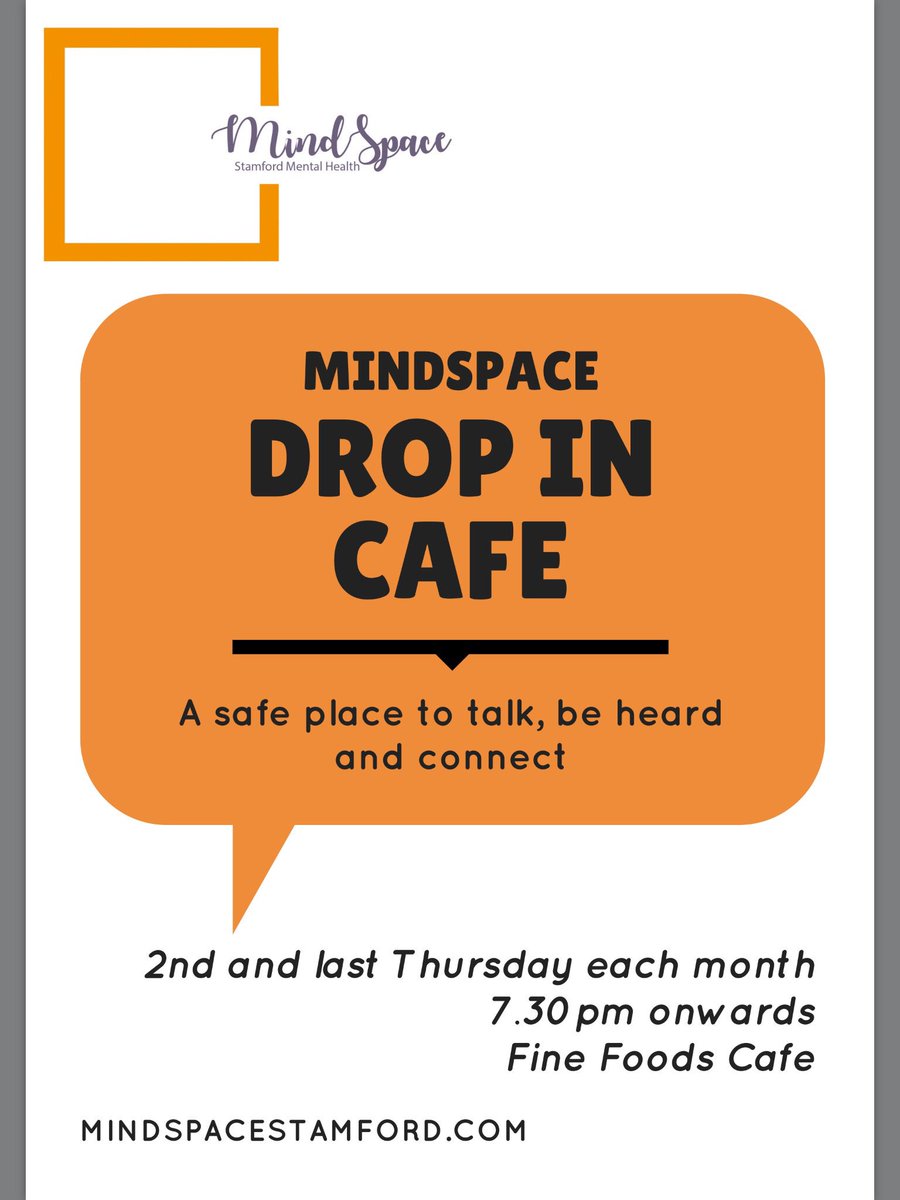 mindspacestam's tweet image. This Thursday we are busy, Forum @stgstam with @ResilientMeUK at 1pm then drop in cafe @jennyfinefoods in the evening #flourishstamford