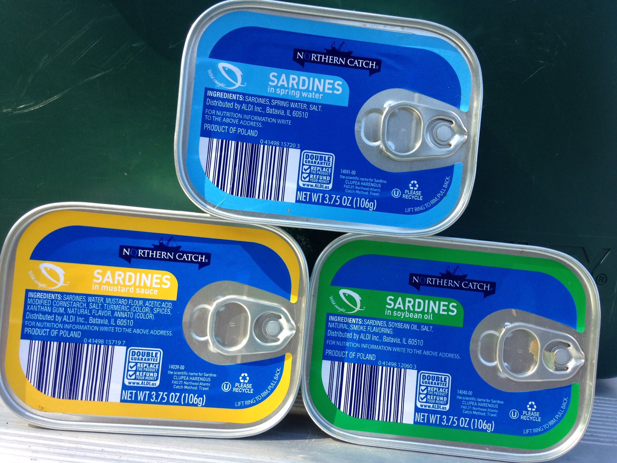 Mouthful of Sardines on Twitter "Today's lunch Aldi's Northern Catch