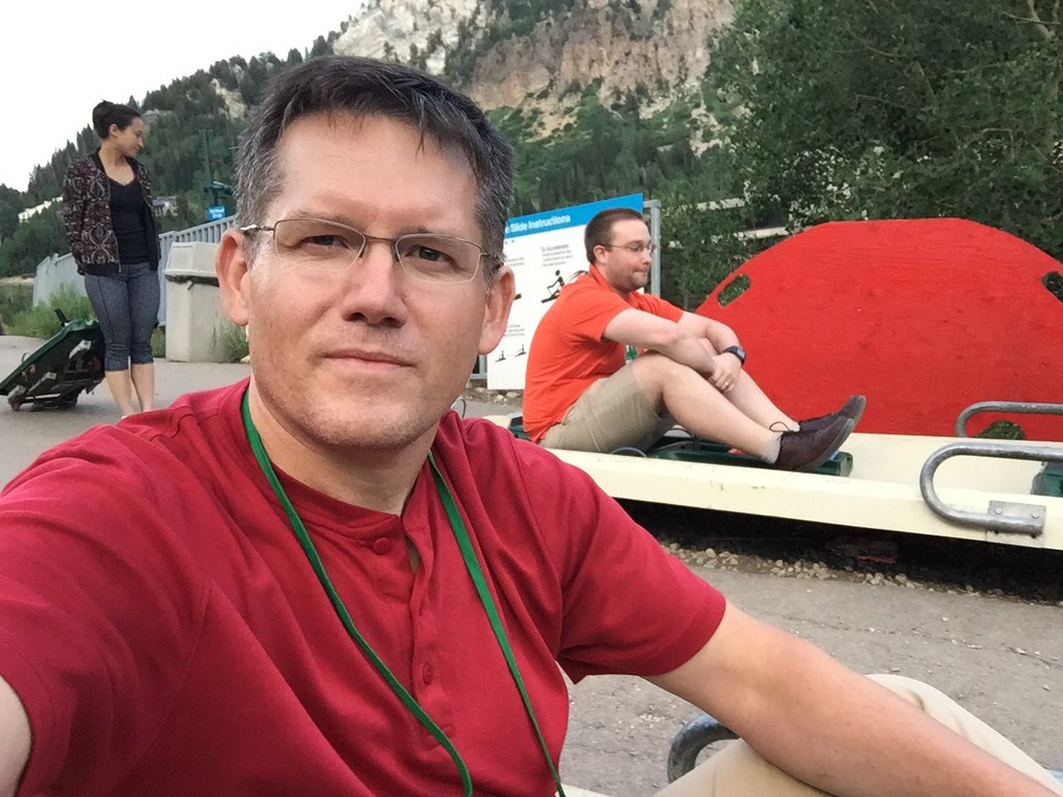 Official scientific business for @jasondruzgal and @BrysonBReynolds on the #AlpineSlide at #NNS2017 <a href="/Neurotrauma/">NeurotraumaSociety</a>