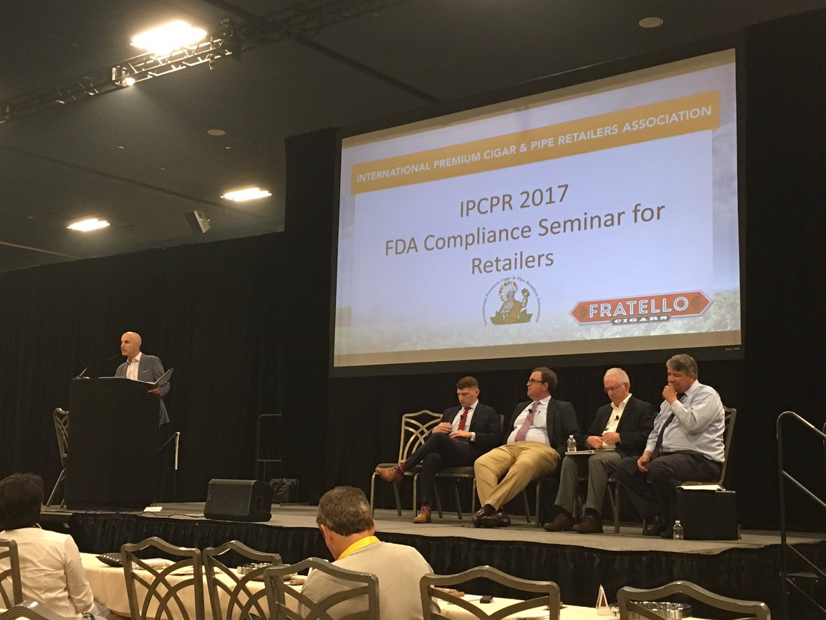 Final seminar of the day. FDA compliance for retailers. #IPCPR17