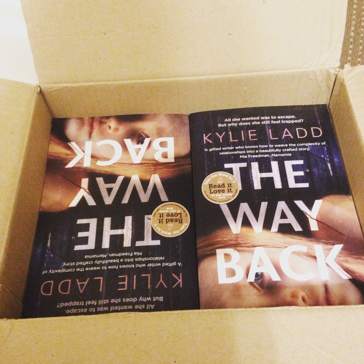 kylie_ladd's tweet photo. So these arrived while I was on holidays!! And this is part where I just about throw up from anxiety. #firstworldwriterproblems https://t.co/mdKbGaZXpf