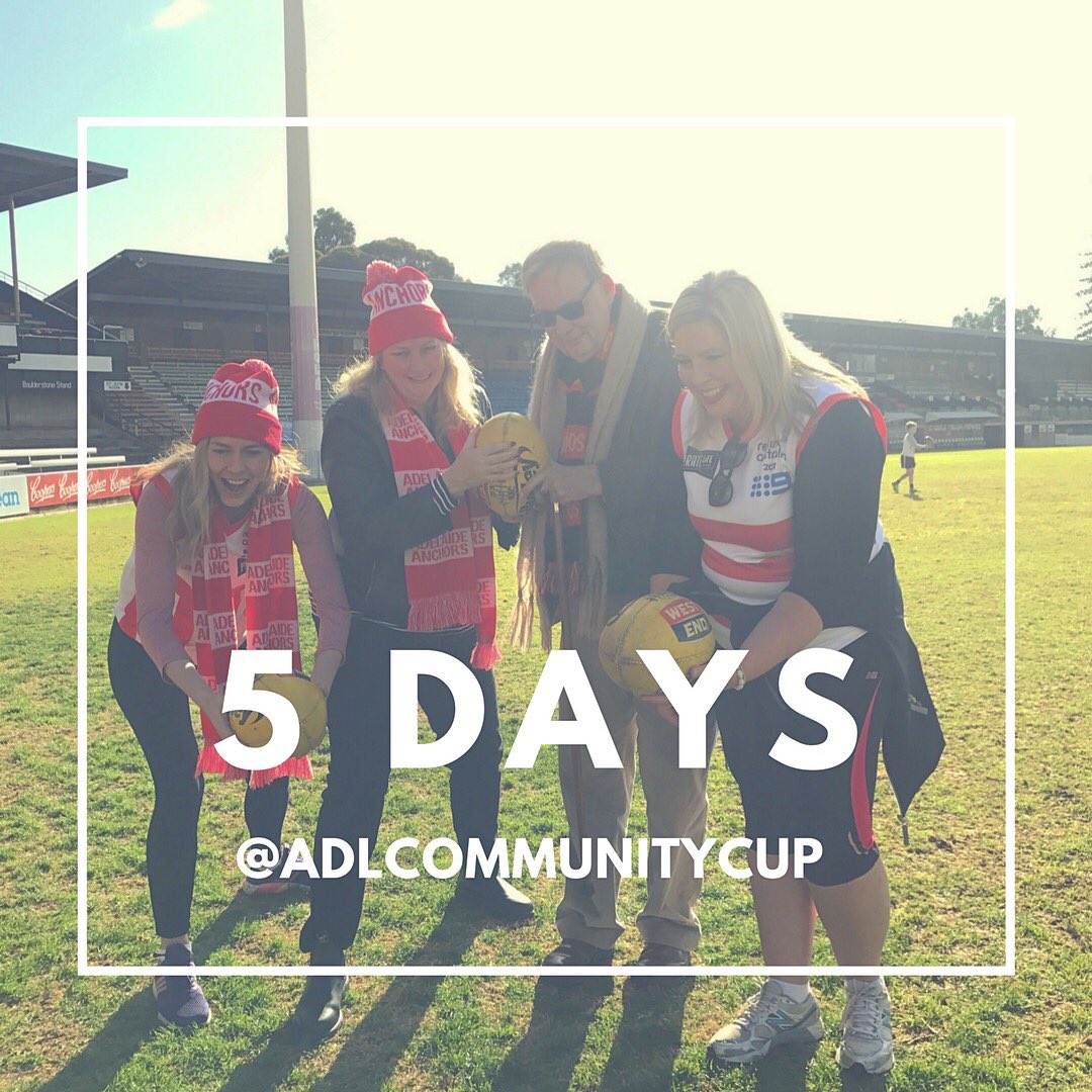 AdlCommunityCup (@adlcommunitycup) on Twitter photo 5 more days! This Sunday, Coopers Stadium, 12pm. #adlcommcup <a href="/JessicaBraithw8/">Jessica Braithwaite</a> <a href="/TammyMLC/">Tammy Franks MLC</a> <a href="/busbygoers/">Peter Goers</a> <a href="/ReclinkAus/">Reclink Australia</a> 5 more days! This Sunday, Coopers Stadium, 12pm. #adlcommcup <a href="/JessicaBraithw8/">Jessica Braithwaite</a> <a href="/TammyMLC/">Tammy Franks MLC</a> <a href="/busbygoers/">Peter Goers</a> <a href="/ReclinkAus/">Reclink Australia</a>