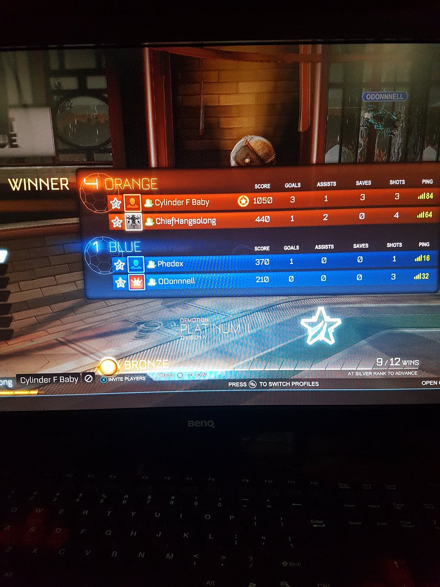 ChiefPejipuk's tweet photo. @PsyonixStudios @RocketLeague Psyonix pls. Demotion with a win https://t.co/bDQ3TdQufm