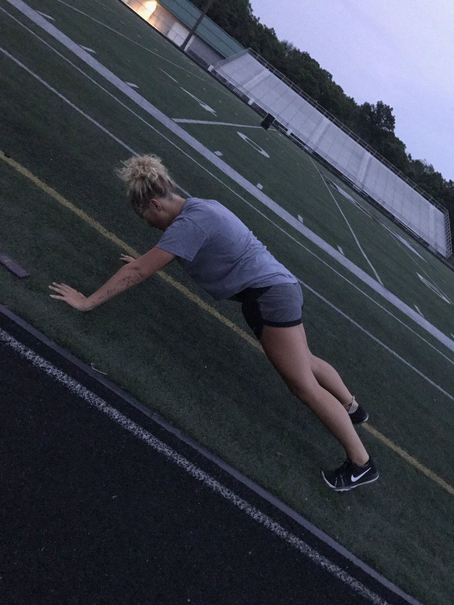 Chloe ran a mile, did tire work, then abs. <a href="/hogwarts_soccer/">Hogwarts Soccer</a> <a href="/WeAreGryffindor/">Coach Ferguson</a>
