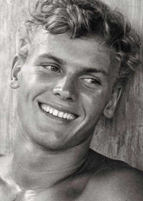 Happy birthday to the 1950\s male pinup, who went on to star with Divine, the stunning Tab Hunter 