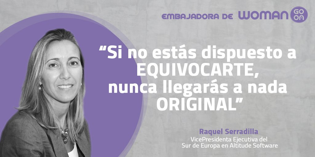 Referencia_2's tweet photo. Las ganas de cambiar el #mundo son el motor necesario para impulsar el espíritu de #WomanGoON...¿vas a faltar? 👉https://t.co/NM604jrtSv https://t.co/87BPpgFJfo