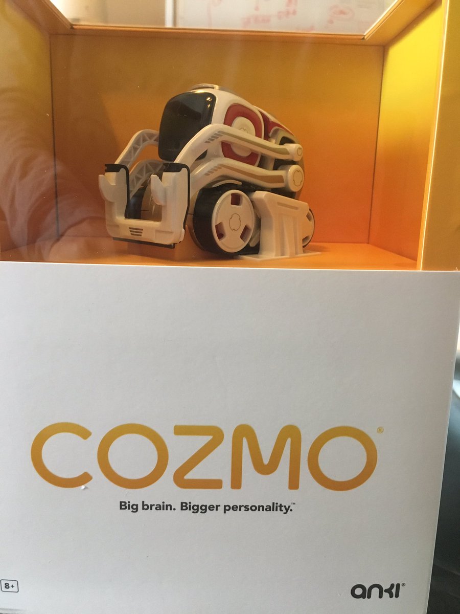 billie_staples's tweet photo. Excited by the arrival of my latest gadget Cozmo by @anki #curiousaboutcode https://t.co/dPjMintv0B