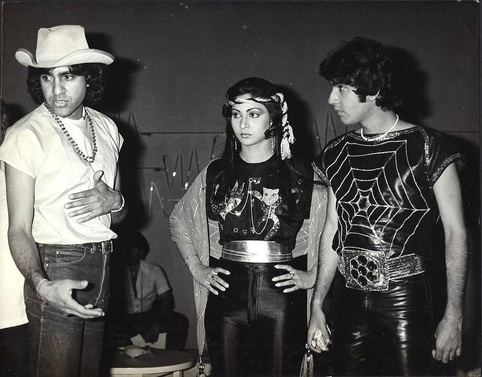 A Very Happy Birthday to Kumar Gaurav! With Rati Agnihotri and Biddu during Star (1982) 