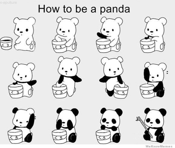 ট ইট র Luke And Stella ルークアンドステラ 話題のパンダになりたい しろくまがパンダに変身する方法が可愛い 上野動物園はパンダフィーバー 全国のしろくまさんはきっとやってみたくなるはず Panda パンダ しろくま イラスト 休憩中の