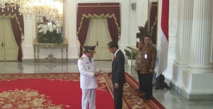 infoirwandi's tweet image. Hari ini bersama Wagub, Pim DPRA dan Wali bertemu Jokowi di Istana Negara.