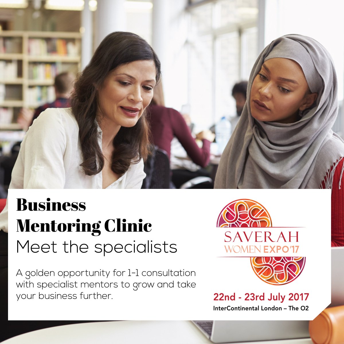 Samya_Tahir's tweet photo. Join the @Rockstar_Group Business Mentoring Zone at the Saverah Women Expo - 22-23 July @InterContinental London O2

https://t.co/8XkNsC6WDU https://t.co/IrksobVY1y