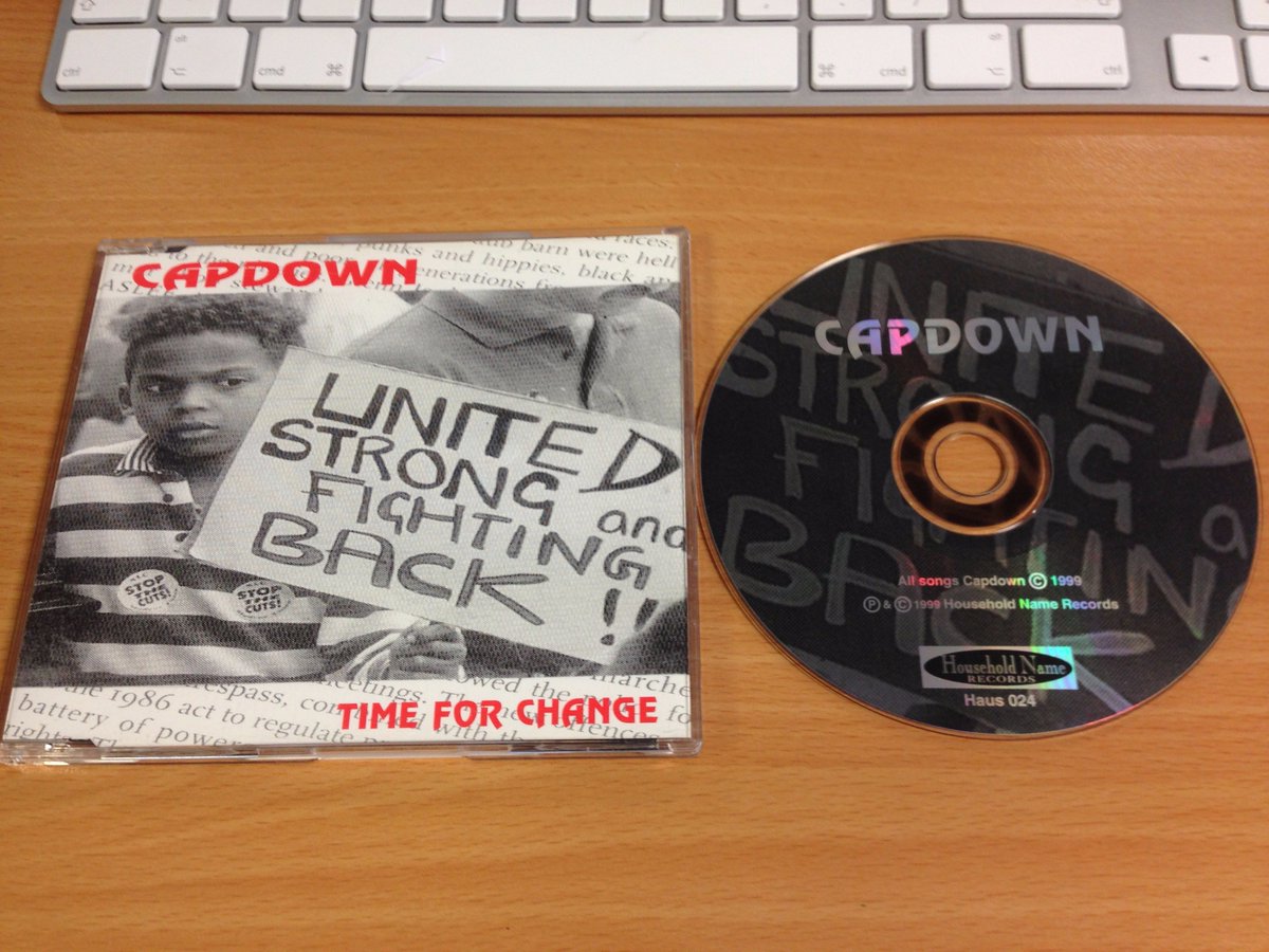 AlbinoBandit's tweet image. I'm not in the habit of buying CDs these days but I've been looking for this EP for nearly 18 years! #Capdown #Punk