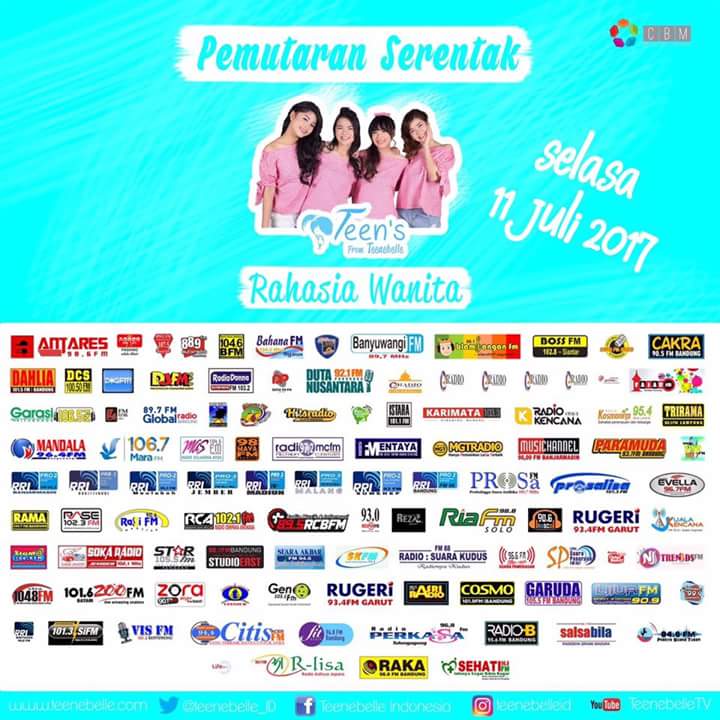 Saatnya #PemutaranSerentak single terbaru  <a href="/teenebelle_ID/">TeeneBelle</a> #RahasiaWanita cc @CBM_Entertain ll #REQUEST14 <a href="/gilsasm/">G</a>