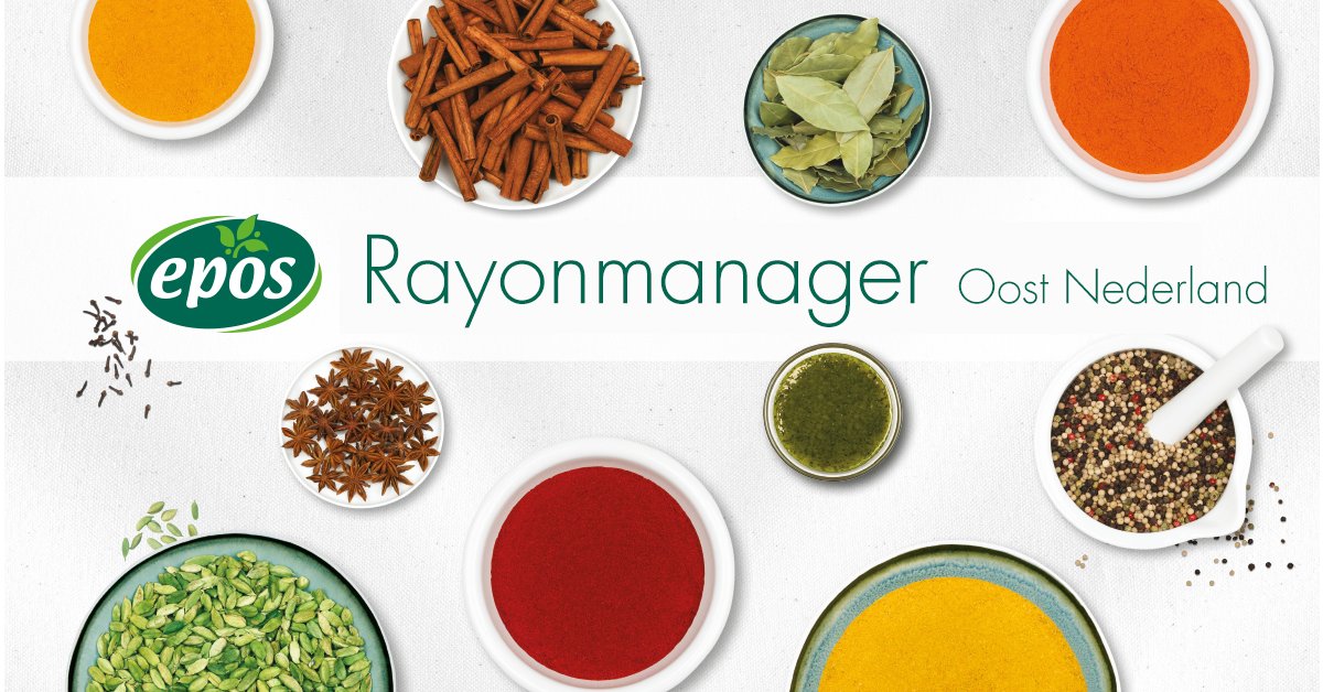 BiezeFoodGroup's tweet image. #vacature @Epos_Specerijen is op zoek naar een #Rayonmanager! #oostnederland #werk #nijkerk → goo.gl/T2WU5F