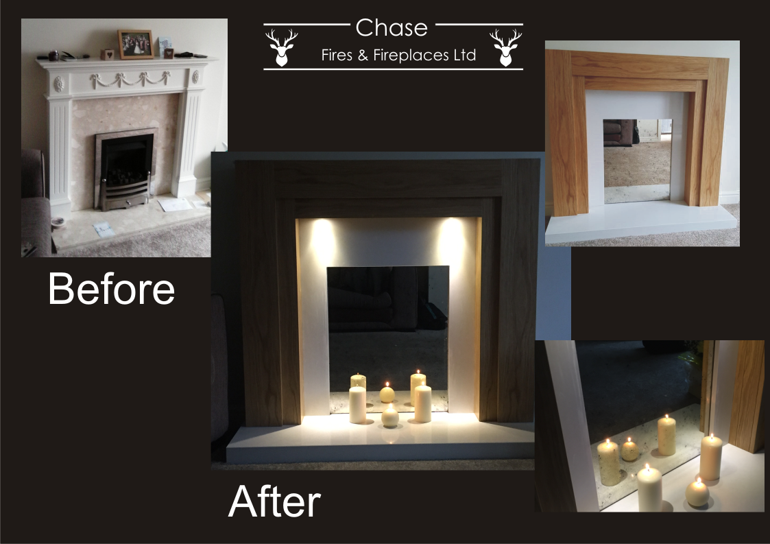 FiresChase's tweet image. Yesterdays installation, @gbmantels veneer fireplace, made to measure white marble set &amp;amp; @RoughOldGlass custom antique mirror 😍